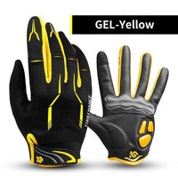 Coolchange Cycling Gloves Full Finger Thermal Gel Bike Sport Windproof Touch-CoolChange Spain Store-GEL Yellow-M-Bargain Bait Box
