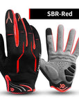 Coolchange Cycling Gloves Full Finger Thermal Gel Bike Sport Windproof Touch-CoolChange Spain Store-SBR Red-M-Bargain Bait Box