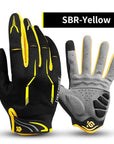 Coolchange Cycling Gloves Full Finger Thermal Gel Bike Sport Windproof Touch-CoolChange Spain Store-SBR Yellow-M-Bargain Bait Box