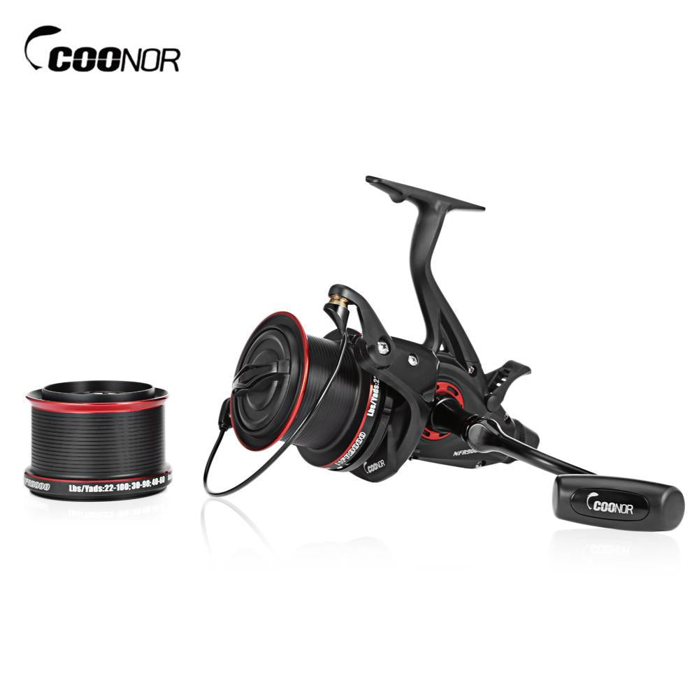 Coonor 12 + 1Bb 4.6:1 Full Metal Spinning Fishing Reel With Double Spool-Spinning Reels-Bike-Lover&#39;s Equipment Store-Bargain Bait Box