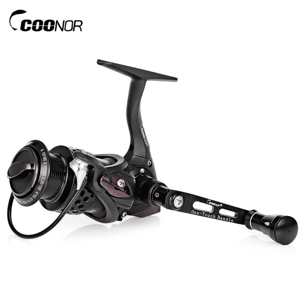 Coonor Sa11 11 + 1Bb 5.5:1 Lightweight Spinning Fishing Reel With Foldable-Spinning Reels-Outl1fe Adventure Store-2000 Series-Bargain Bait Box