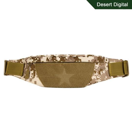 Cordura Motorcycle Tactical Waist Bag Camping Belt Pocket Nylon Camo Military-Bags-Bargain Bait Box-Desert Digital-Other-Bargain Bait Box