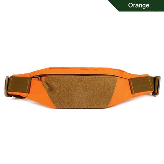 Cordura Motorcycle Tactical Waist Bag Camping Belt Pocket Nylon Camo Military-Bags-Bargain Bait Box-Orange-Other-Bargain Bait Box