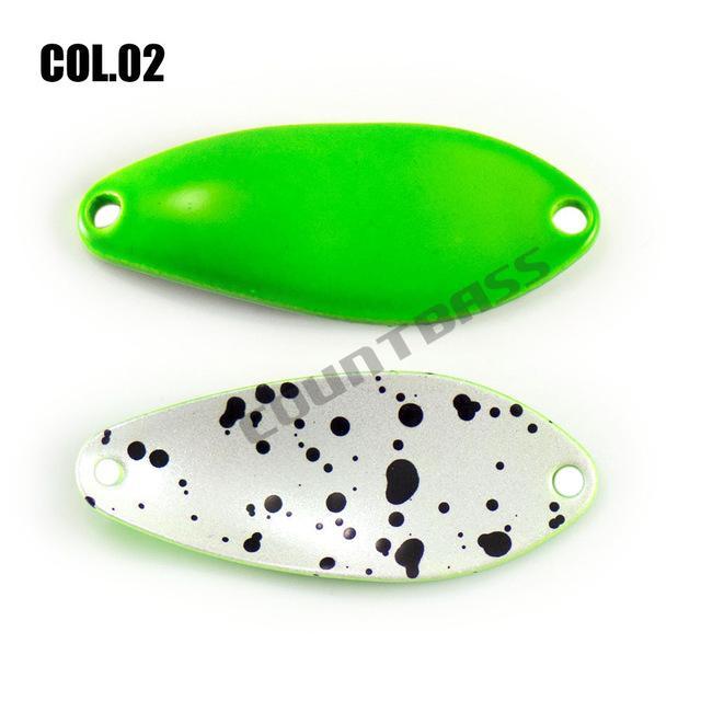 Countbass Casting Spoon Size 30.5X12.5Mm, 2.8G 7/64Oz Freshwater Salmon Trout-countbass Fishing Tackles Store-02-Bargain Bait Box