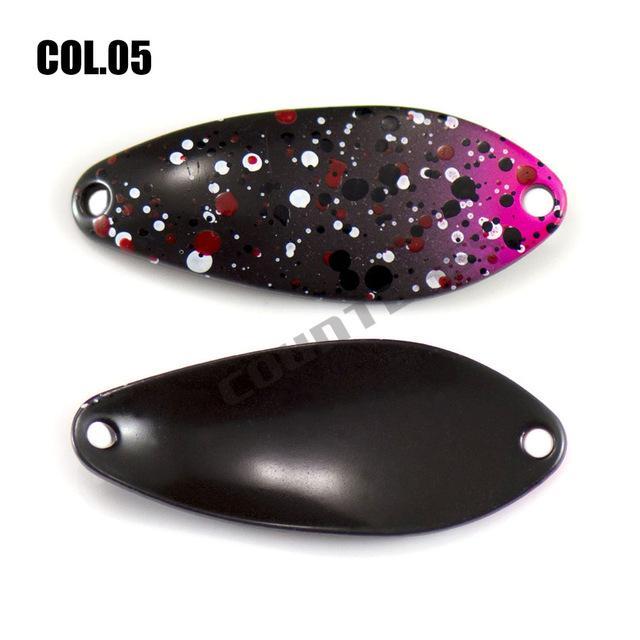 Countbass Casting Spoon Size 30.5X12.5Mm, 2.8G 7/64Oz Freshwater Salmon Trout-countbass Fishing Tackles Store-05-Bargain Bait Box