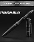 Cqb Aluminium Alloy Portable Tactical Pen Life-Saving Self Defense Pen Writing &-C.Q.B Official Store-Bargain Bait Box
