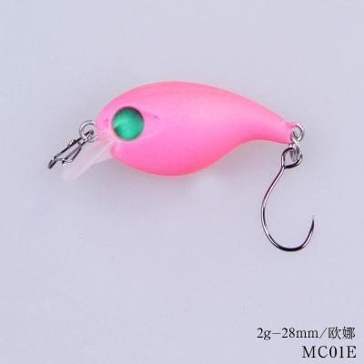 Crank Lure Mini Crank Fishing Lure 28Mm 2G Fishing Crankbait Cheap Fishing Lures-LUSHAZER Official Store-Pink-Bargain Bait Box