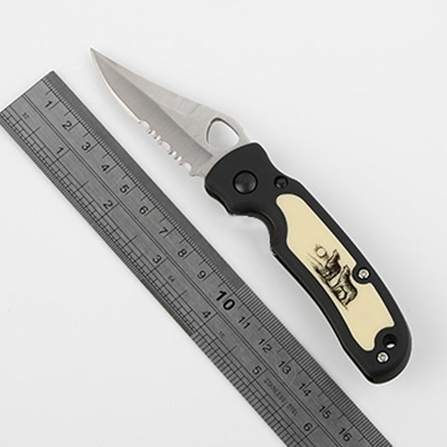 Creative Exquisite Mini Folding Knife 440C Blade Portable Survival Camping Knife-Xiaomii_Holiday Store-Bargain Bait Box