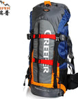 Creeper Camping Bag Waterproof Rucksack Internal Frame Climbing Camping Backpack-Backpacks-Bargain Bait Box-orange-50 - 70L-Bargain Bait Box