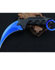 Cs Go Camping Folding Knives Top Quality Tactical Claw Hobby Survival Karambit-Extreme outdoors Store-Blue-Bargain Bait Box