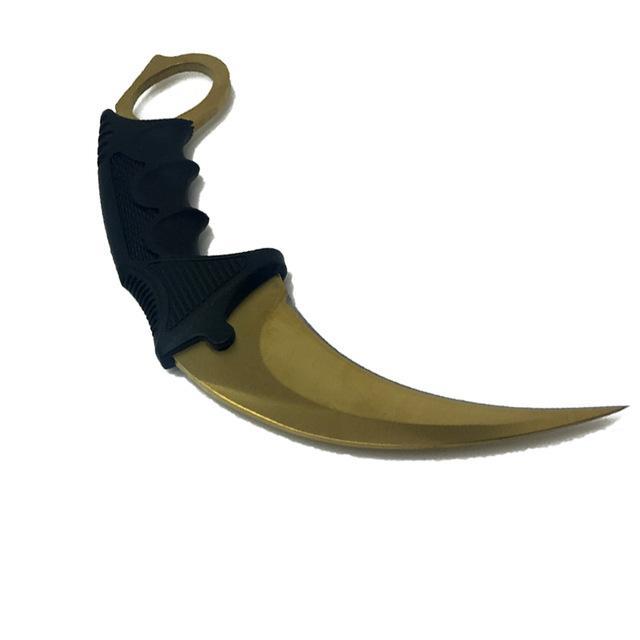 Cs Go Camping Folding Knives Top Quality Tactical Claw Hobby Survival Karambit-Extreme outdoors Store-Yellow-Bargain Bait Box
