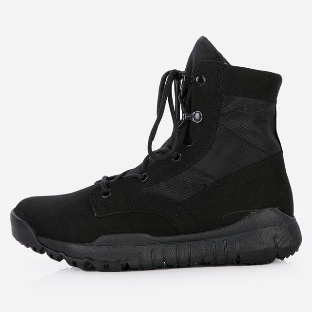 Cuculus Tactical Boots Men Desert Combat Outdoor Hiking Boots Shoes Autumn-AliExpres High Quality Shoe Store-Black 2-6-Bargain Bait Box