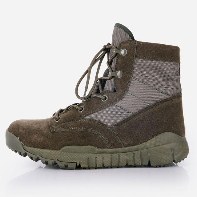 Cuculus Tactical Boots Men Desert Combat Outdoor Hiking Boots Shoes Autumn-AliExpres High Quality Shoe Store-Green-6-Bargain Bait Box