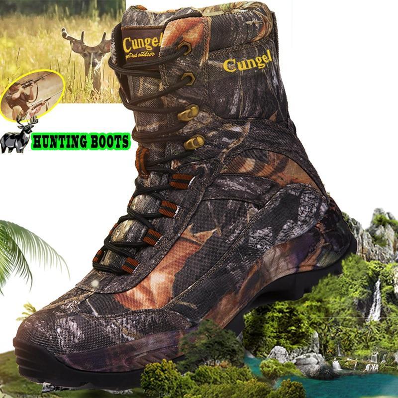 Cungel Hiking Shoes Professional Waterproof Hiking Boots Breathable Travel Shoes-Hiking Shoes-Cunge 2 Store-LOW-KHAKI-7.5-Bargain Bait Box