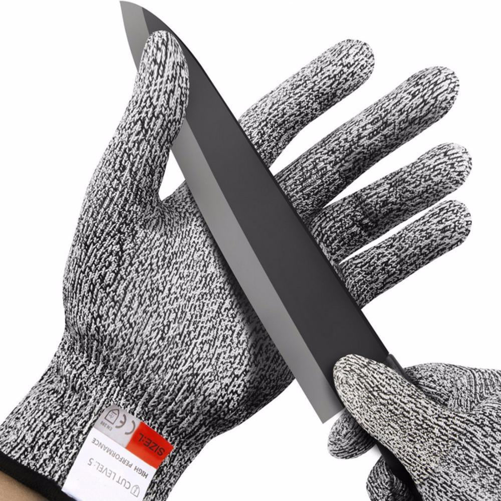 Cut-Resistant Anti-Knife Glove Chain Saw Safty Gloves Level 5 Protection Hunting-Live Beautiful-For Kids-Bargain Bait Box