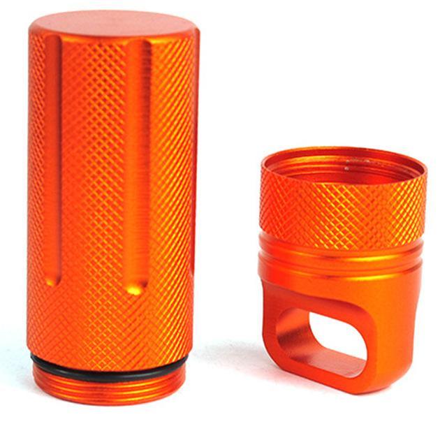Cute Mini Edc Survival Equipment Waterproof Box Emergency Medicine Bottles-Daily Show Store-Orange-Bargain Bait Box