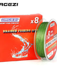 Dagezi 100M 8 Strand 10-80Lb Super Strong Pe Braided Fishing Lines Japanese-DAGEZI Store-White-0.6-Bargain Bait Box