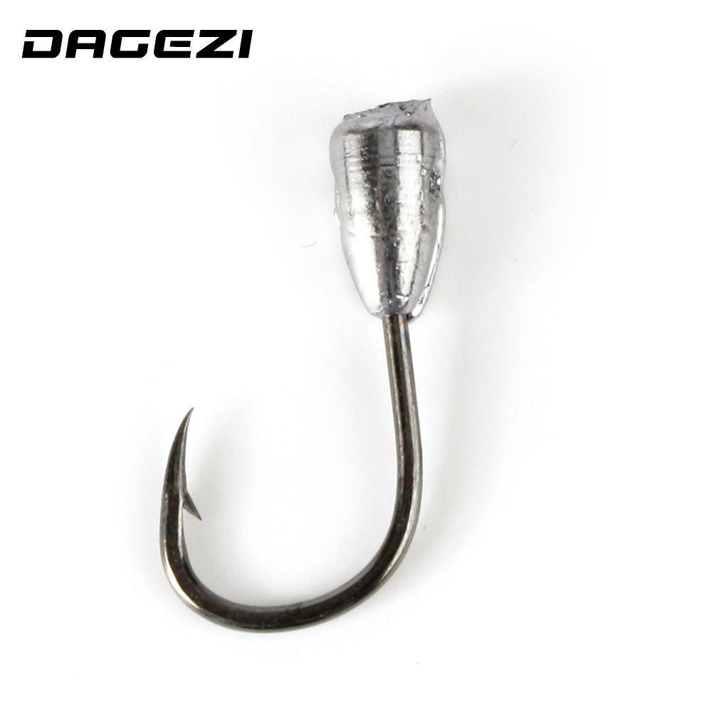 Dagezi 10Pcs/Lot Jig Head Hook 3G/4G/5G/6G/7G Lead Head Hook Jig Baits Fishing-DAGEZI Store-3-Bargain Bait Box