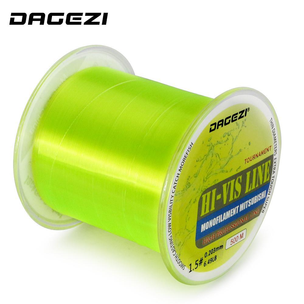 Dagezi 500M Hi-Vis Monofilament Fishing Line 5-30Lb Test Professional Fishing-DAGEZI Store-1.0-Bargain Bait Box
