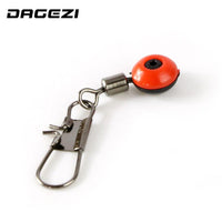 Dagezi 50Pcs/Lot Space Beans Fishing Connector Float Connector Rolling Swivel-DAGEZI Store-Bargain Bait Box