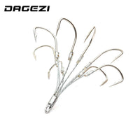 Dagezi 5Pcs/Lot 5# 6# 8# Fishing Hook High Carbon Steel Treble Hooks Fishing-DAGEZI Store-5-Bargain Bait Box