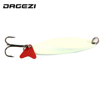 Dagezi Hard Metal Hard Lure Luminous Minnow Popper Crank Bait Metal Sequins-DAGEZI Store-28g-Bargain Bait Box