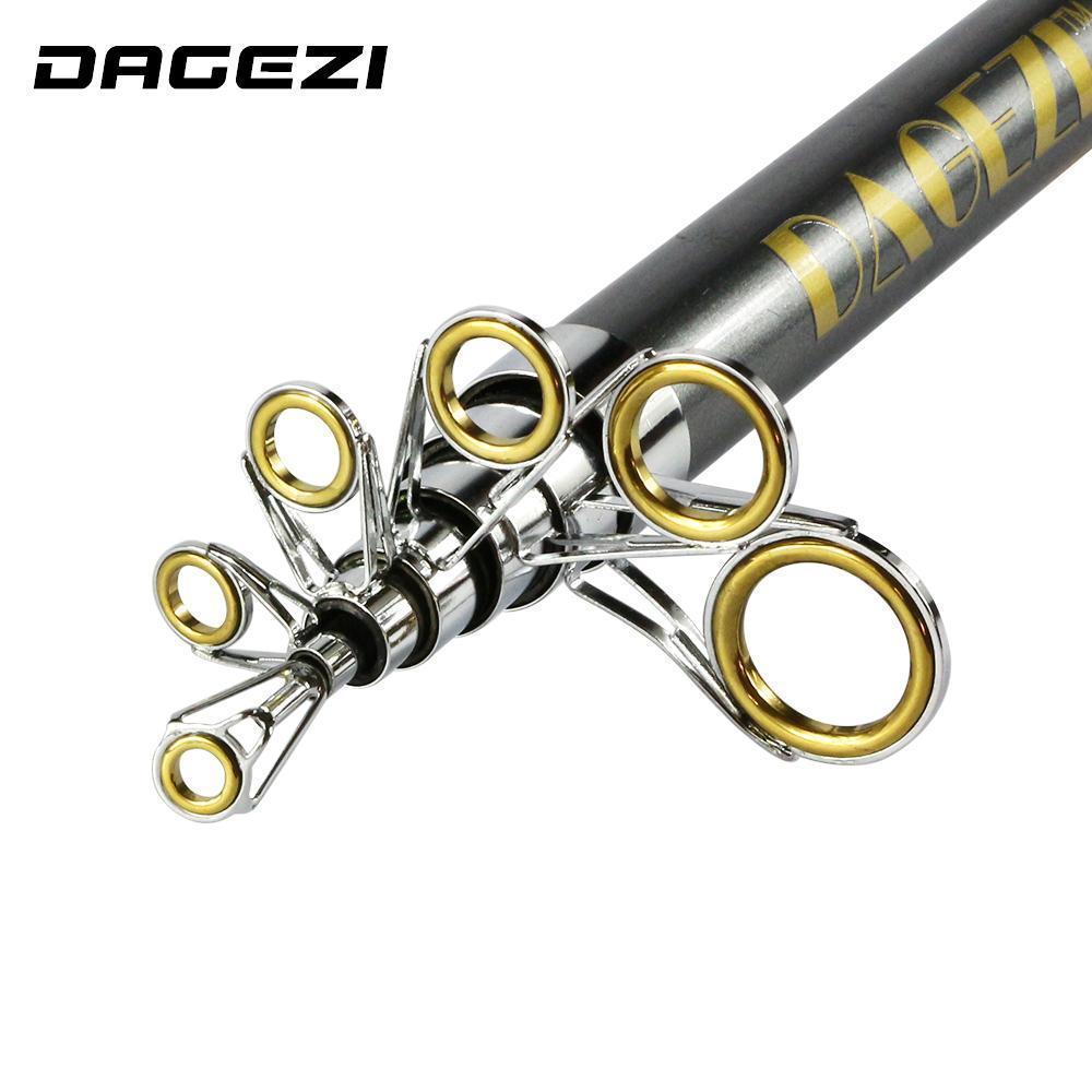 Dagezi High Quality Carbon Fiber Telescopic Fishing Rod 2.1/2.4/2.7/3.0/3.6M-DAGEZI Store-2.1 m-Bargain Bait Box