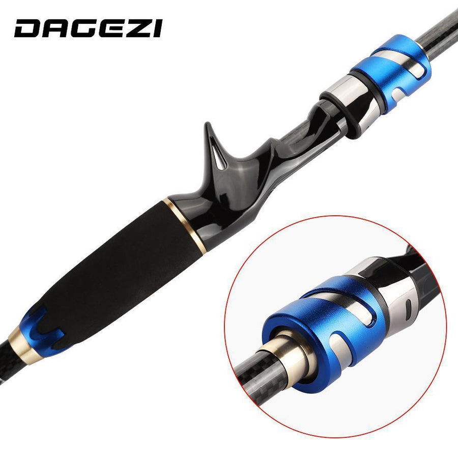 Dagezi Hy Lure Fishing Rod 1.8M/2.1M 4 Section M Power 7-20G Carbon Fiber Travel-DAGEZI Store-1.8 m-Bargain Bait Box