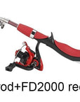 Dagezi Ice Fishing Rod Combo Telescopic Fishing Rod With Ice Fishing Reel-Ice Fishing Rods-DAGEZI Official Store-200-Bargain Bait Box