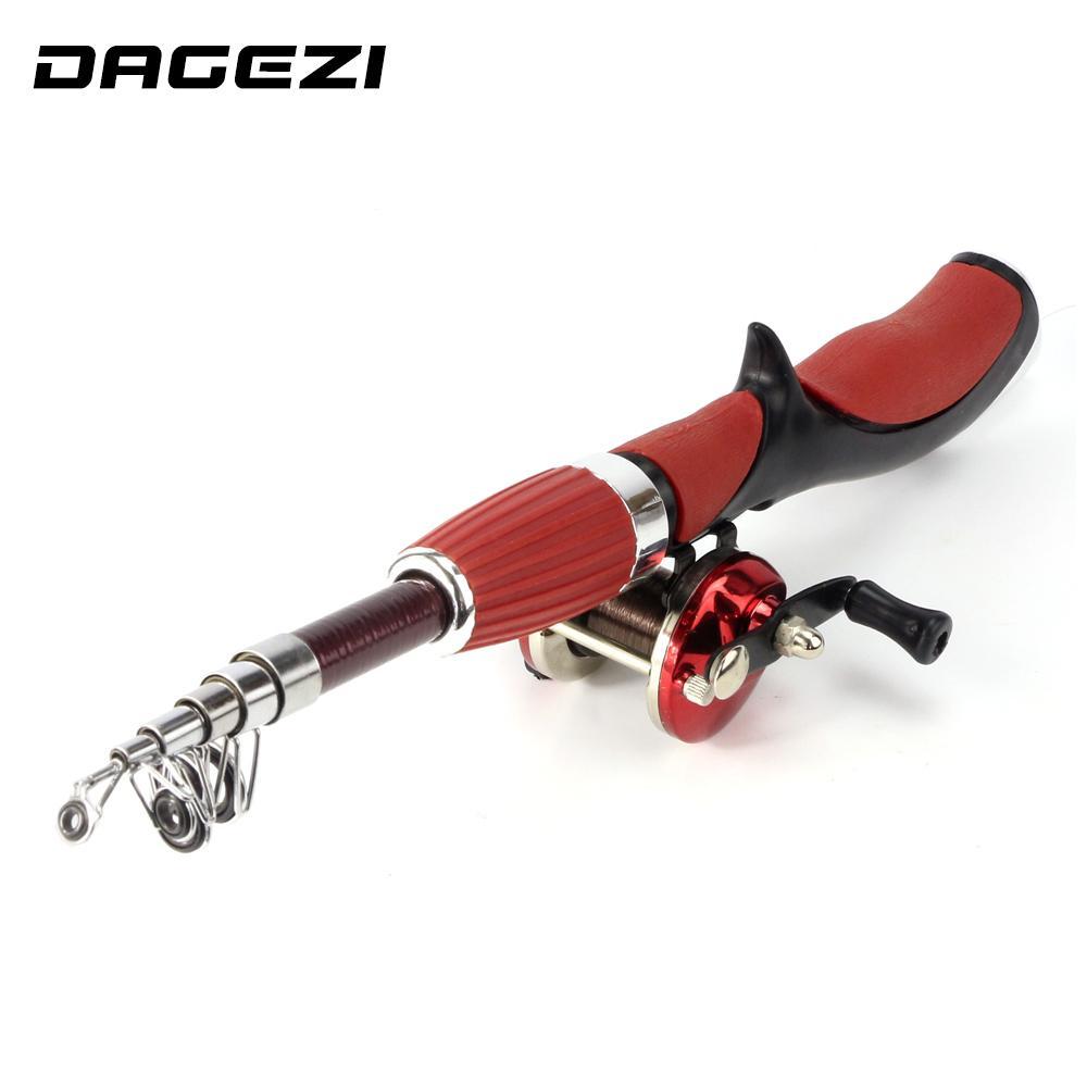Dagezi Ice Fishing Rod + Reel Spinning Fishing Wheel Ice Rod Combo Fishing-Ice Fishing Rod &amp; Reel Combos-Bargain Bait Box-Bargain Bait Box