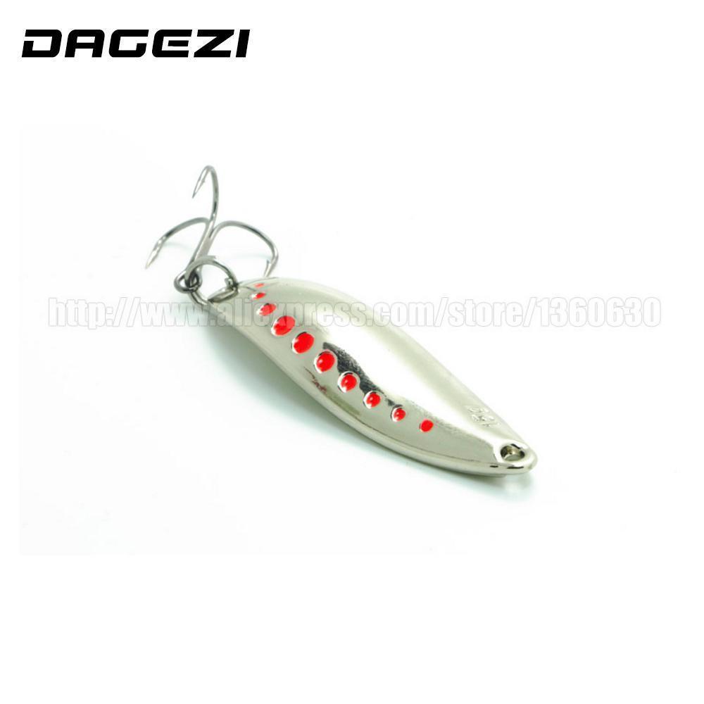 Dagezi Metal Spinner Spoon Fishing Lure Hard Baits Sequins Noise Paillette-DAGEZI Store-10g-Bargain Bait Box