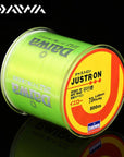 Daiwa 500M Super Strong Daiwa Justron Nylon Fishing Line 2Lb - 40Lb 7 Colors-ACEXPNM Angler & Cyclist's Store-Yellow-0.4-Bargain Bait Box