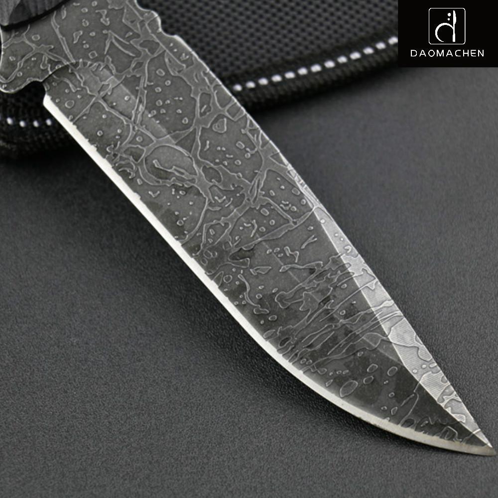 Daomachen Forging Fixed Blade Knife Hunting Knife Stone Washing Black Blade-shoes-Camping Mountaineer Store-Bargain Bait Box