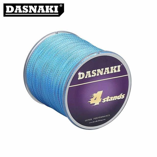 Dasnaki Fishing Line 4 Strands 300 Meters Multifilament Pe Braided High Strength-There is always a suitable for you-Blue-1.0-Bargain Bait Box