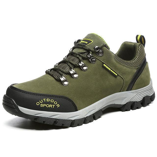 Dekabr Men&#39;S Waterproof Hiking Shoes Cushioning Antislip Climbing Shoes Trekking-ZIMNIE Sneakers Store-Army Green-7-Bargain Bait Box