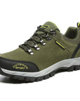 Dekabr Men'S Waterproof Hiking Shoes Cushioning Antislip Climbing Shoes Trekking-ZIMNIE Sneakers Store-Army Green-7-Bargain Bait Box