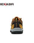 Dekabr Men'S Waterproof Hiking Shoes Cushioning Antislip Climbing Shoes Trekking-ZIMNIE Sneakers Store-Brown-7-Bargain Bait Box