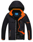 Detector Men'S Black And Blue Hight Waterproof Mountain Hiking Camping Jacket-Detector Sport-PH8023-M-Bargain Bait Box