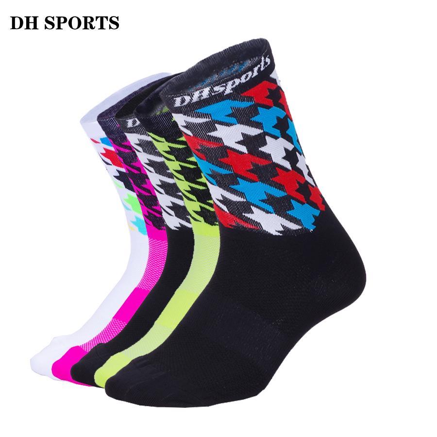 Dh Sports Professional Cycling Socks Breathable Outdoor Exercise Sports Hiking-DH SPORTS Pro Store-Rose-Bargain Bait Box