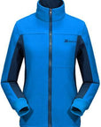 Direnjie Woman Warm Trekking Hiking Outdoor Fleece Jacket Ladies Thermal-LandCrown Adventure Store-Blue-M-Bargain Bait Box