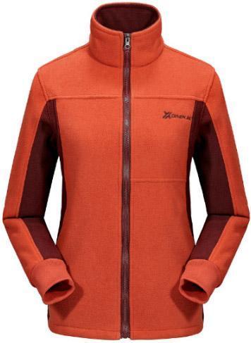 Direnjie Woman Warm Trekking Hiking Outdoor Fleece Jacket Ladies Thermal-LandCrown Adventure Store-Orange-M-Bargain Bait Box