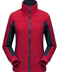 Direnjie Woman Warm Trekking Hiking Outdoor Fleece Jacket Ladies Thermal-LandCrown Adventure Store-Red-M-Bargain Bait Box