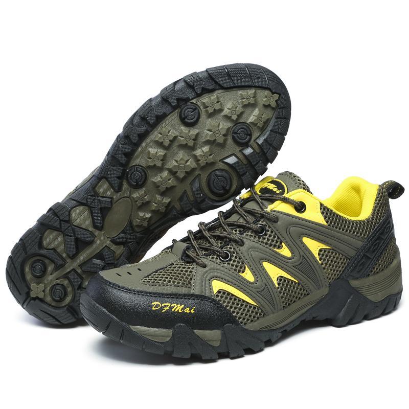 Djsunnymix Brand Outdoor Sport Hiking Shoes Tactical Shoes For Men Lightweight-DJsunnymix Store-Brown-7-Bargain Bait Box