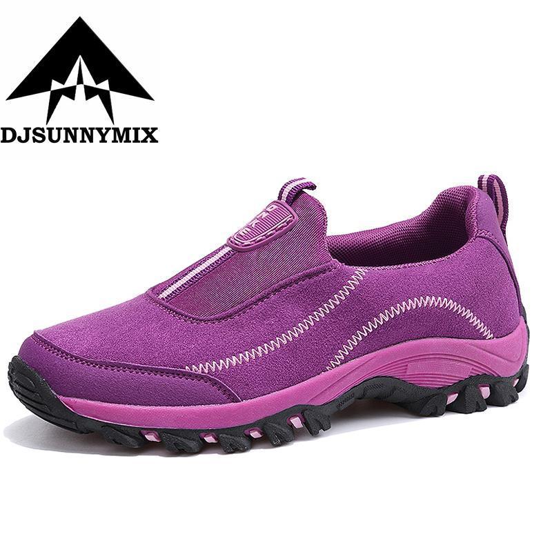 Djsunnymix Sneakers Women Hiking Shoes Outdoor Trekking Climbing Shoes-DJsunnymix Store-Black-5-Bargain Bait Box