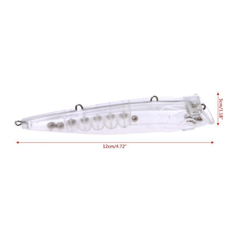 Dongzhur Unpainted Artificial Fishing Lures Minnow Hard Baits Wobblers Tackle-Blank &amp; Unpainted Lures-Threesome Fishing Store-50G-Bargain Bait Box