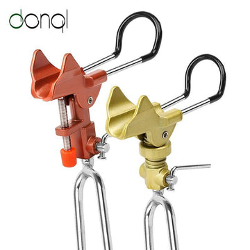 Donql High Quality Fishing Rod Holder Angle Adjustable Metal Bracket Rack-Fishing Tools-DONQL Store-Gray-Bargain Bait Box