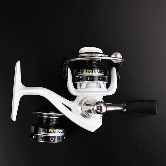 Double Reels Mini Trout Fishing Spinning Reel Salmo Playtcephalus Stainless-Fishing Reels-SHIMANGE Store-white-8-Other-Bargain Bait Box