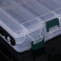Double Sided 12 Compartment Carp Fishing Box Accessories Lures Bait Storage-Splendidness-Bargain Bait Box