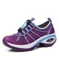 Dr.Eagle Women Outdoor Anti-Slip Hiking Shoes Sneaker Height Increasing-DR.Eagle Official Store-Lavender-4.5-Bargain Bait Box