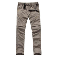 Dropshipping Men'S Quick Dry Removable Hiking Pants Sport Summer Breathable-fishing pants-GH229002 Store-khaki-S-Bargain Bait Box